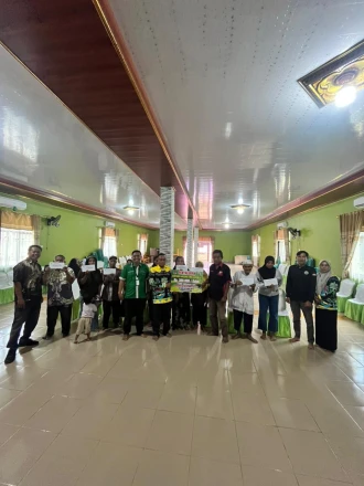 Pembagian BLT Triwulan I Desa Mukti Karya Tahun 2026 Berjalan Lancar